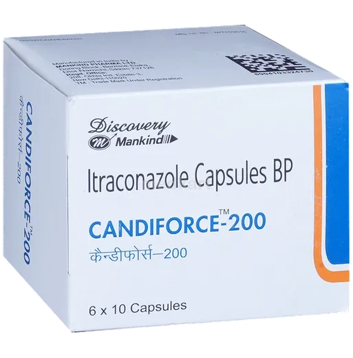 candiforce 200mg capsule 7's